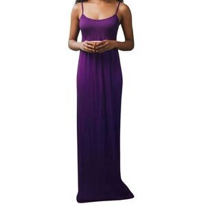 JJ AUTHENTIC PURPLE MAXI DRESS SZ.M/L.
